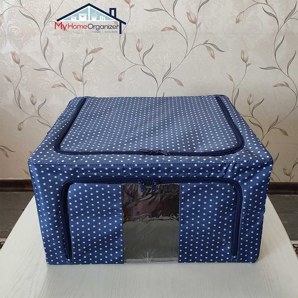 باکس لباس برزنتی طرح سرمه ای خالدار