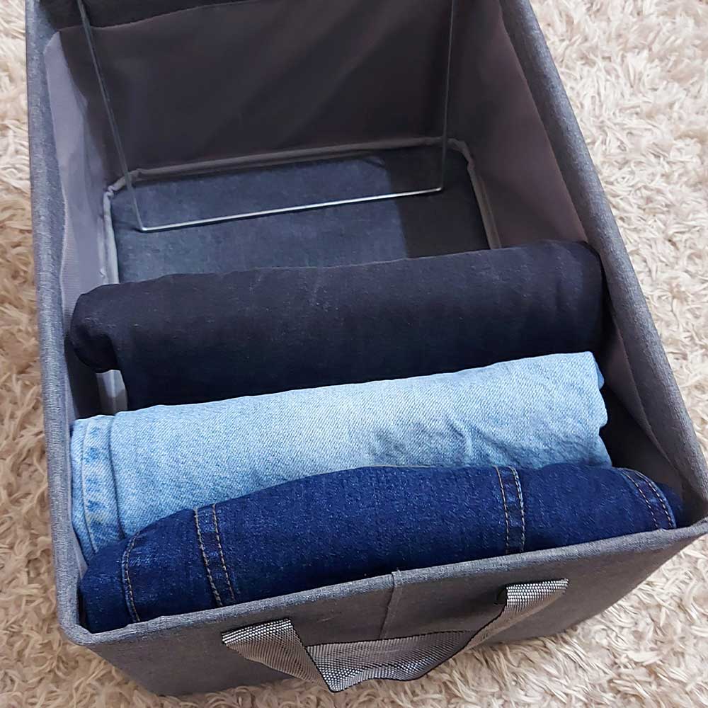 باکس لباس برزنتی روباز بدون زیپ طوسی ساده - Image 5