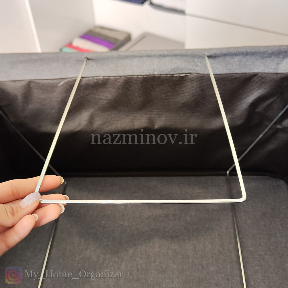 باکس لباس برزنتی روباز بدون زیپ طوسی ساده - Image 7