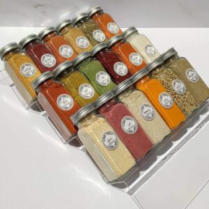 استند شیشه ادویه مکارتی شفاف