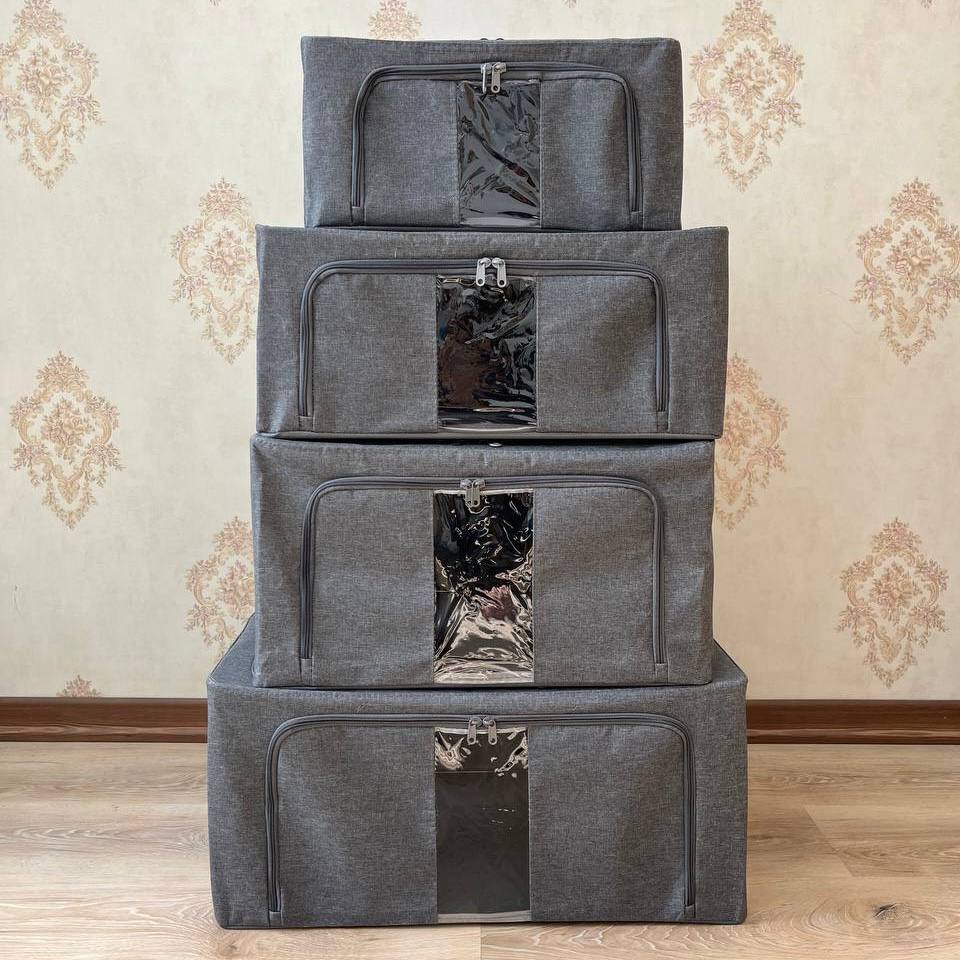 باکس لباس برزنتی طرح طوسی ساده