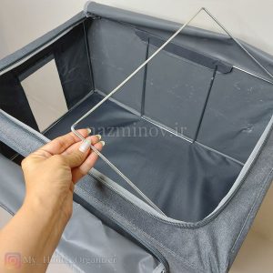 باکس لباس برزنتی طرح طوسی ساده