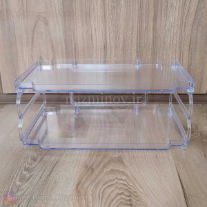 راف اکرولیک 2 طبقه کابینت شفاف